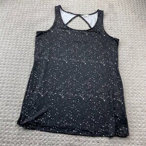 Thyme Maternity Sleeveless Shirt Women Size Extra Large XL Black